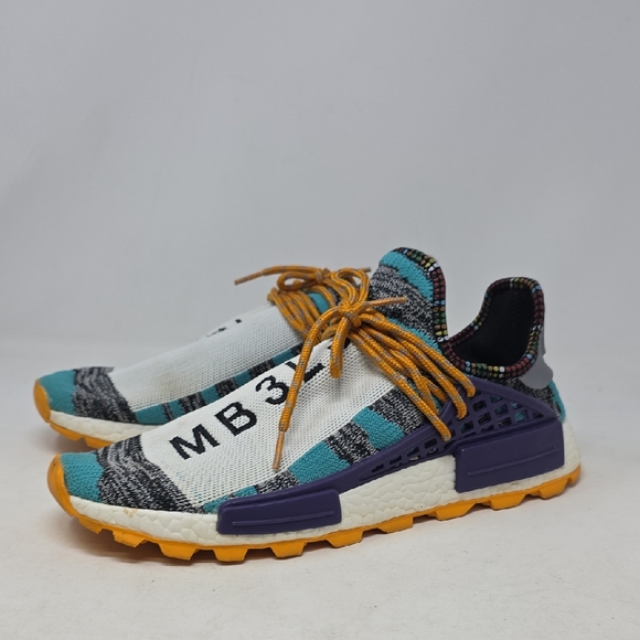 Adidas NMD ×  Pharrell Williams Human Race Solar Sneakers Men's Size 12.5 - Picture 1 of 7